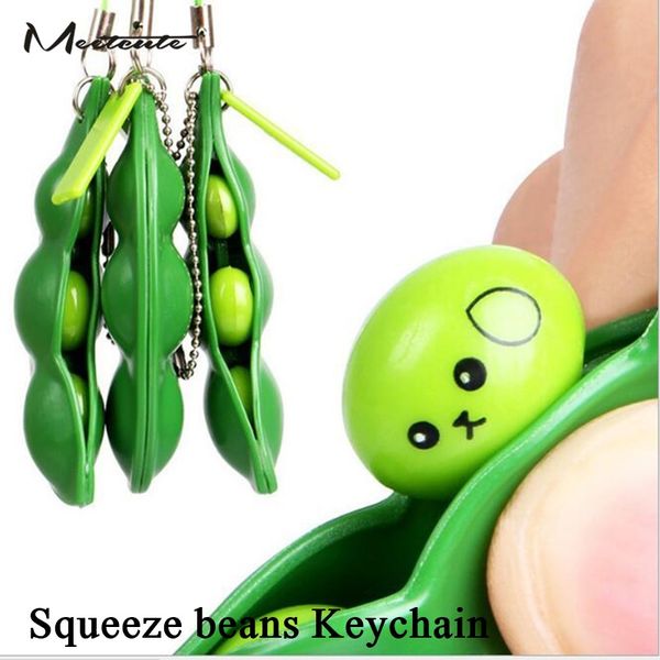 meetcute funny cute squeeze the beans key chain green soybeans plastic anti stress toys keychain for phone gift anime trinkets, Silver
meetcute funny cute squeeze the beans key chain green soybeans plastic anti stress toys keychain for phone gift anime trinkets, Silver