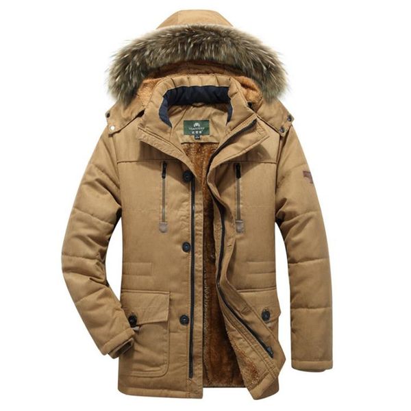 fashion winter jacket men warm coat brand casual parka men medium-long thick fur collar coat for outwear veste homme hiver, Black
fashion winter jacket men warm coat brand casual parka men medium-long thick fur collar coat for outwear veste homme hiver, Black