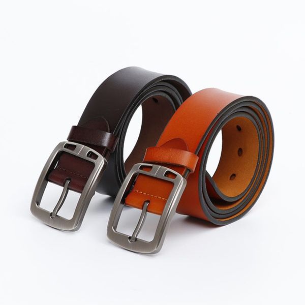 men genuine leather belts classic pin buckle simple design belt for business youth man 3 colors wholesale, Black;brown
men genuine leather belts classic pin buckle simple design belt for business youth man 3 colors wholesale, Black;brown