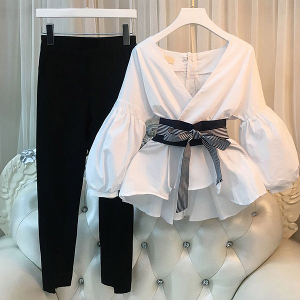 plus size 4xl 2018 women 2 pieces sets women business suits ladies striped pants suit and split pencil pant suit, White
plus size 4xl 2018 women 2 pieces sets women business suits ladies striped pants suit and split pencil pant suit, White