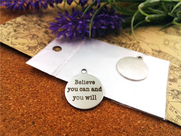 40pcs--"believe you can and you will"stainless steel charms more style for choosing diy charms pendants for necklace, Bronze;silver
40pcs--"believe you can and you will"stainless steel charms more style for choosing diy charms pendants for necklace, Bronze;silver
