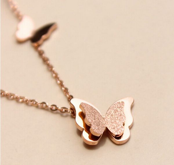 beautiful lady romantic butterfly necklace jewelry fashion rose gold-color stainless steel women engagement accessories, Silver
beautiful lady romantic butterfly necklace jewelry fashion rose gold-color stainless steel women engagement accessories, Silver