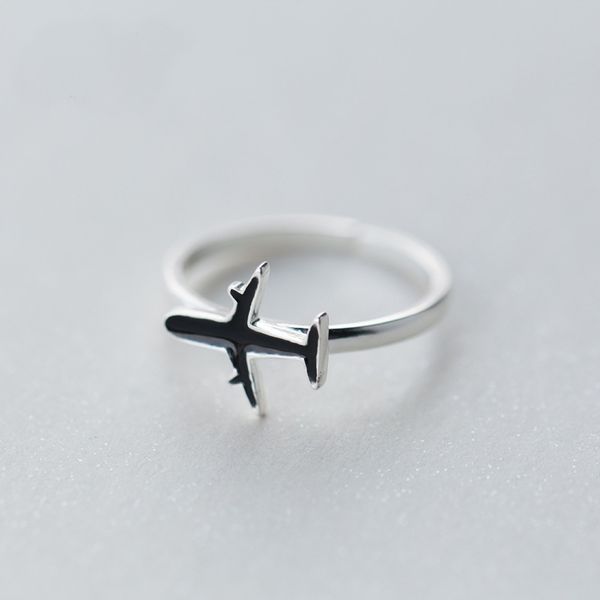 mloveacc cute black plane shaped charm rings for women s925 sterling silver resizable wedding engagement rings airplane, Golden;silver
mloveacc cute black plane shaped charm rings for women s925 sterling silver resizable wedding engagement rings airplane, Golden;silver