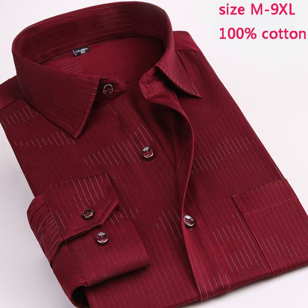 new arrival red 6 colors fashion autumn comfortable shirts casual 100% cotton men long sleeve plus size -7xl8xl9xl, White;black
new arrival red 6 colors fashion autumn comfortable shirts casual 100% cotton men long sleeve plus size -7xl8xl9xl, White;black