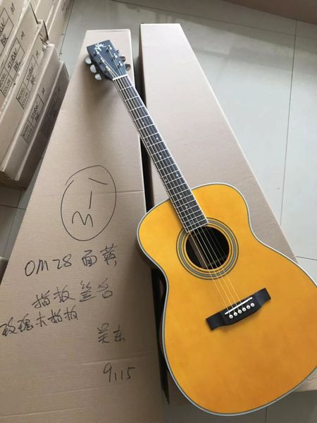 41 inches solid spruce natural vintage 28 acoustic electric guitar, john mayer signagure fingerboard inlay, grover tuners, bone nut
41 inches solid spruce natural vintage 28 acoustic electric guitar, john mayer signagure fingerboard inlay, grover tuners, bone nut