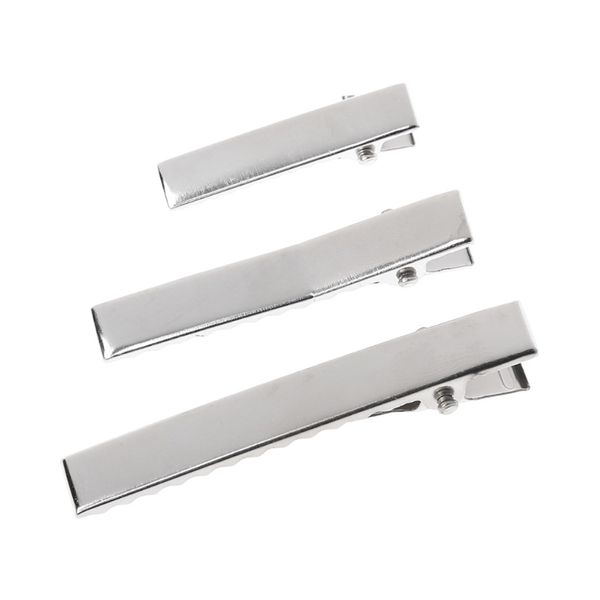 50pcs flat single prong alligator clips diy barrette teeth hair clips utility, Golden;silver
50pcs flat single prong alligator clips diy barrette teeth hair clips utility, Golden;silver