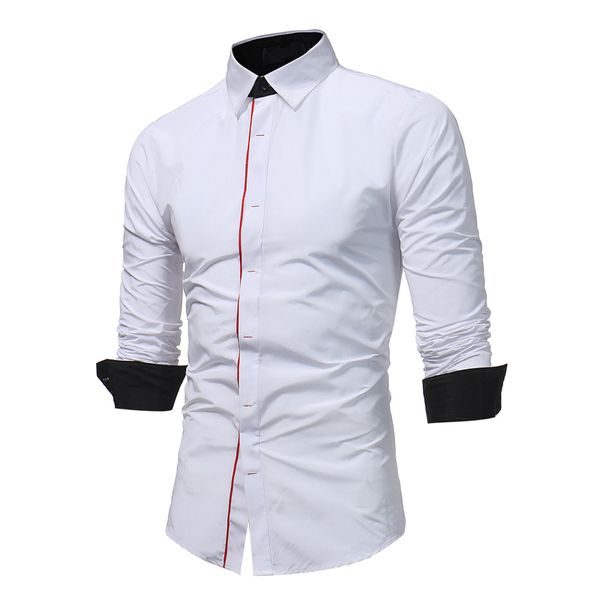 2018 autumn winter fashion joker mens long sleeve shirts slim fit casual shirt for men starry sky pentagram dress shirts, White;black
2018 autumn winter fashion joker mens long sleeve shirts slim fit casual shirt for men starry sky pentagram dress shirts, White;black
