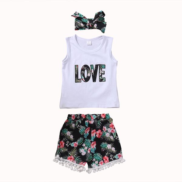 3pcs love pattern vest summer baby girl and floral tassel pant and headband clothing set outfits clothes 1-6t, White
3pcs love pattern vest summer baby girl and floral tassel pant and headband clothing set outfits clothes 1-6t, White