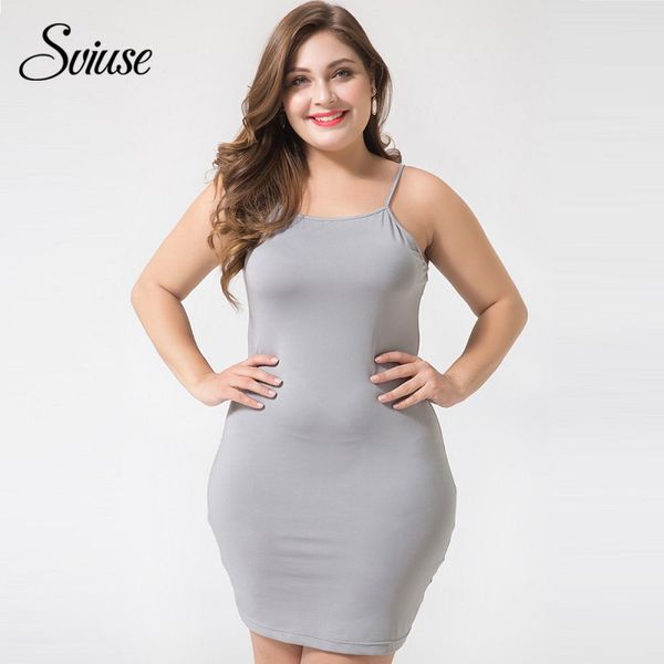 plus size spaghetti strap dress women mini bodycon backless elastic short summer dress female casual basic dresses 2018, Black;gray
plus size spaghetti strap dress women mini bodycon backless elastic short summer dress female casual basic dresses 2018, Black;gray