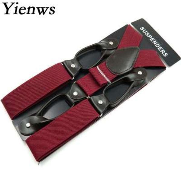 yienws fashion black braces men suspensorio masculino plain button suspenders for pants tirantes hombre leisure jartiyer sus04, Black;white
yienws fashion black braces men suspensorio masculino plain button suspenders for pants tirantes hombre leisure jartiyer sus04, Black;white