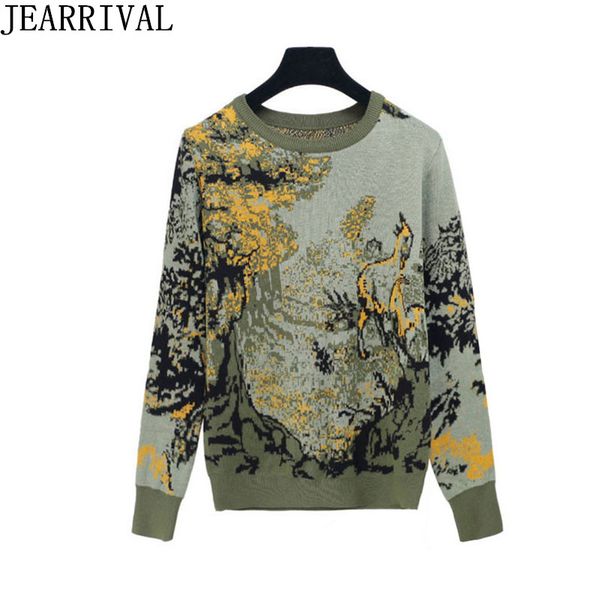 2017 new fashion knitted sweater women autumn winter forest print casual long sleeve o-neck pullovers female jumpers pull femme, White;black
2017 new fashion knitted sweater women autumn winter forest print casual long sleeve o-neck pullovers female jumpers pull femme, White;black