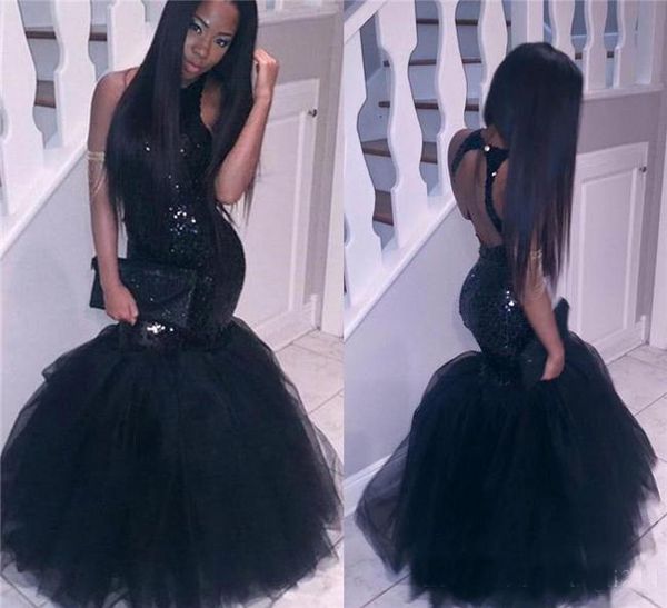 Black New Prom Dresses Mermaid Sequined Dresses Halter Neck Long Evening Dresses Backless Mermaid Formal Party Wear Gowns
Black New Prom Dresses Mermaid Sequined Dresses Halter Neck Long Evening Dresses Backless Mermaid Formal Party Wear Gowns