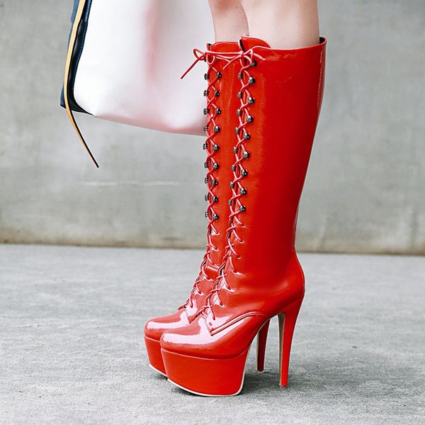 plus size 33-48 zip up platform boots woman shoes thin high heels knee high boots women shoe women, Black
plus size 33-48 zip up platform boots woman shoes thin high heels knee high boots women shoe women, Black