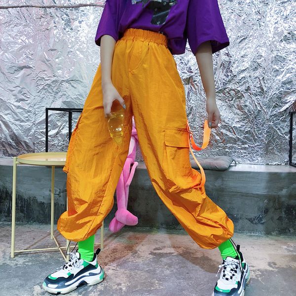 women's pants & capris focal20 streetwear orange women elastic waist ribbon pockets casual loose full length sporting street trousers, Black;white
women's pants & capris focal20 streetwear orange women elastic waist ribbon pockets casual loose full length sporting street trousers, Black;white