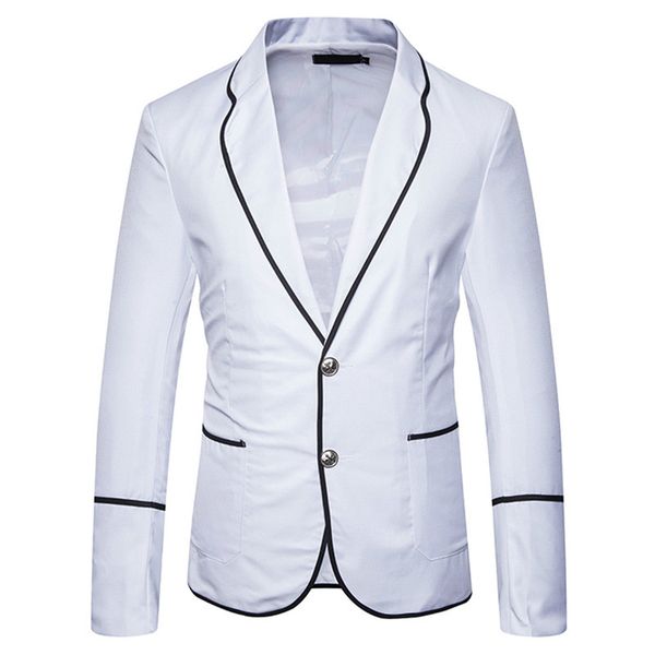2018 new arrivals men casual suit business style fashion design men's long sleeve slim fit suits masculine blazer suits eu size, White;black
2018 new arrivals men casual suit business style fashion design men's long sleeve slim fit suits masculine blazer suits eu size, White;black