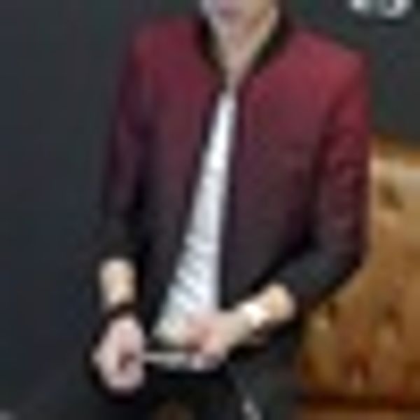 men outwear fashion baseball jackets long sleeves stand collar jackets slim thin baseball uniform, Black;brown
men outwear fashion baseball jackets long sleeves stand collar jackets slim thin baseball uniform, Black;brown