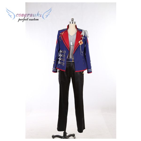 

ensemble stars undead hakaze kaoru cosplay costumes stage performence clothes , perfect custom for you, Black