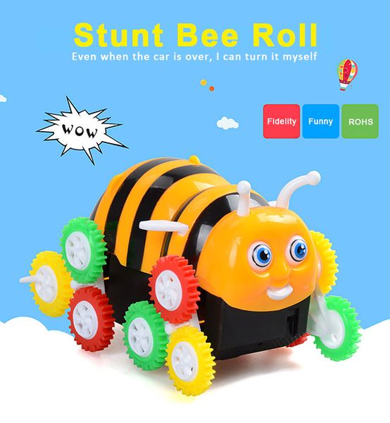 Electric tip lorry toy Cute Funny Colorful Cartoon Bee Bucket Stunt car tipper Automatic Flip Electic12 wheels Dumpers kids Infant Gift
Electric tip lorry toy Cute Funny Colorful Cartoon Bee Bucket Stunt car tipper Automatic Flip Electic12 wheels Dumpers kids Infant Gift