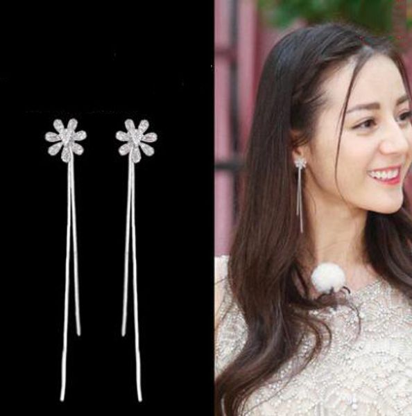 s925 sterling silver vogue daisy flowers stud clear cz stud earrings women clear crystal tassels earrings stud, Golden;silver
s925 sterling silver vogue daisy flowers stud clear cz stud earrings women clear crystal tassels earrings stud, Golden;silver