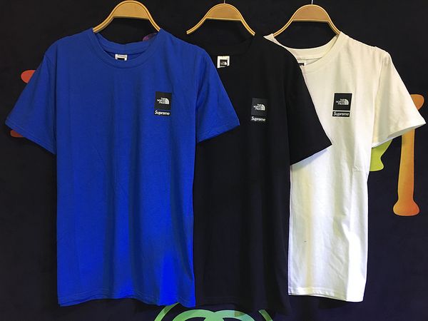 New Fashion SupxSnow Mountain jointly printed T-shirt Couples pure cotton Short Sleeve Men women Hip Hop Street Style Tees Shirt
New Fashion SupxSnow Mountain jointly printed T-shirt Couples pure cotton Short Sleeve Men women Hip Hop Street Style Tees Shirt