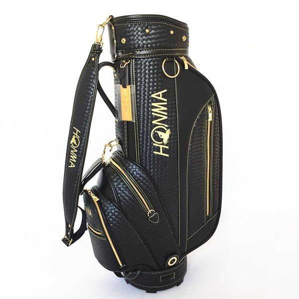 Black honma golf bag men golf caddy bag high grade pu leather golf taff bag
Black honma golf bag men golf caddy bag high grade pu leather golf taff bag
