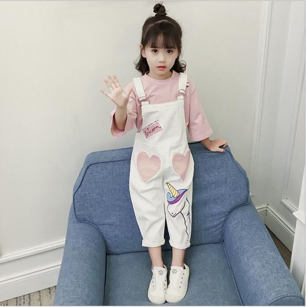 children girls unicorn pattern jump pants and t-shirt clothing set new fashion kids cotton causal outfit baby girls clothing, White
children girls unicorn pattern jump pants and t-shirt clothing set new fashion kids cotton causal outfit baby girls clothing, White