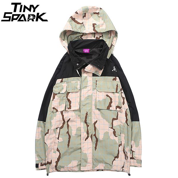 men hip hop jacket windbreaker harajuku camouflage multi pockets hooded jacket streetwear autumn 2018 camo hoodie jackets coat, Black;brown
men hip hop jacket windbreaker harajuku camouflage multi pockets hooded jacket streetwear autumn 2018 camo hoodie jackets coat, Black;brown