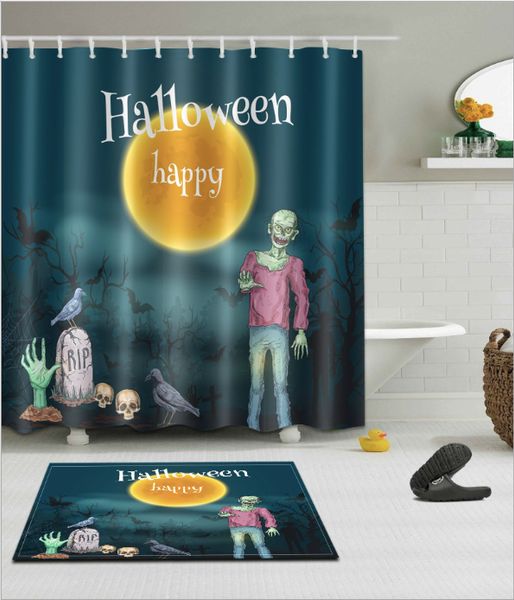 halloween pattern 3d print custom waterproof bathroom modern shower curtain polyester fabric bathroom curtain door mat sets
halloween pattern 3d print custom waterproof bathroom modern shower curtain polyester fabric bathroom curtain door mat sets