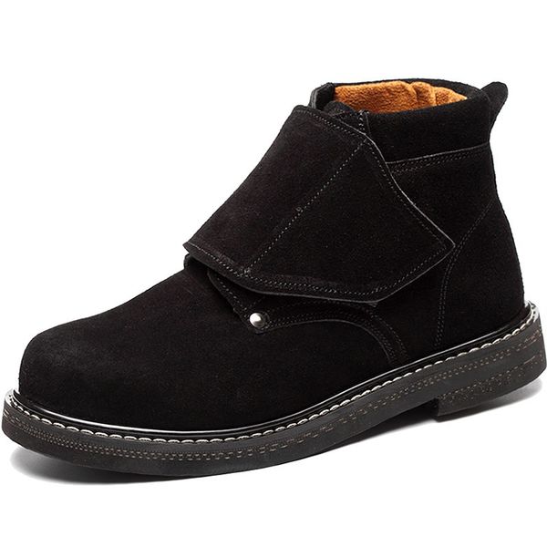 work place welding anti-smashing puncture men's safety boots male's labor boots for high press protecting toe, Black
work place welding anti-smashing puncture men's safety boots male's labor boots for high press protecting toe, Black