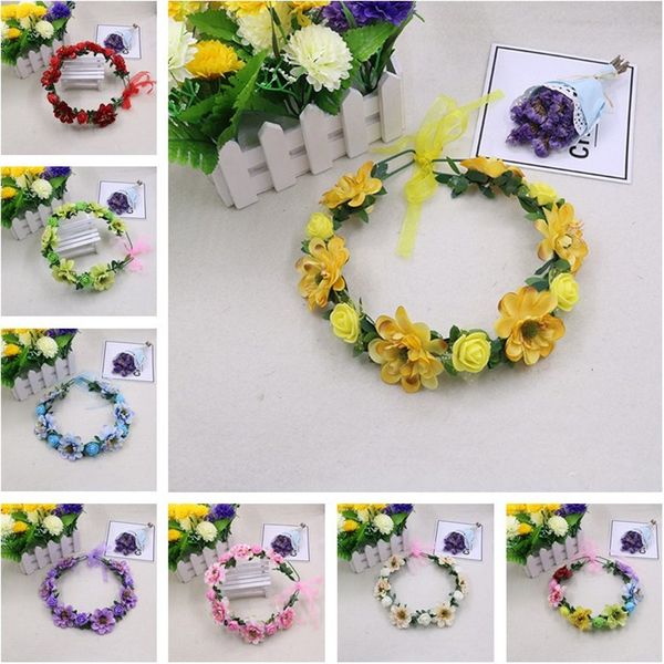 fashion wedding bride's flower crown children's head ornaments wreaths handwork artificial flowers hair band t3i0317
fashion wedding bride's flower crown children's head ornaments wreaths handwork artificial flowers hair band t3i0317