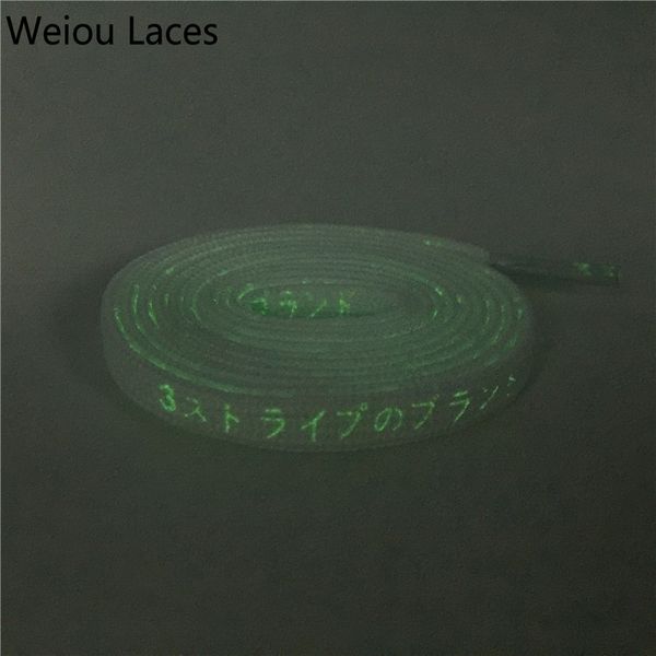 weiou shiny cool flat luminous printed japanese letters shoelaces innovate shoe laces glow in the dark for women men kids shoe decoration, White;pink
weiou shiny cool flat luminous printed japanese letters shoelaces innovate shoe laces glow in the dark for women men kids shoe decoration, White;pink