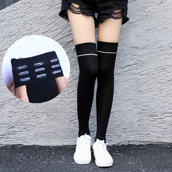 slim long stockings over knee tight socks silicone non-slip cotton keep warm stocking female athleisure wear 3 pairs/lot, Black
slim long stockings over knee tight socks silicone non-slip cotton keep warm stocking female athleisure wear 3 pairs/lot, Black