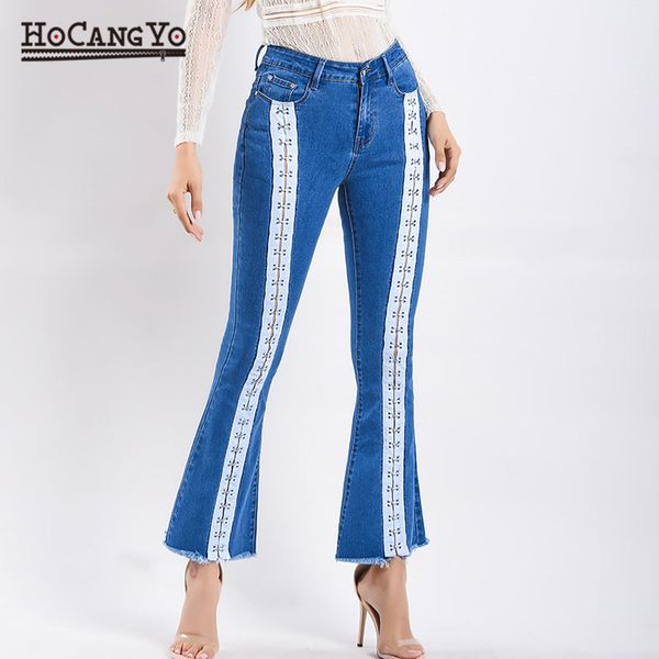 hcyo women high waist jeans plus size 3xl slim casual side open denim flare pants ladies stretch cotton denim jeans pants, Blue
hcyo women high waist jeans plus size 3xl slim casual side open denim flare pants ladies stretch cotton denim jeans pants, Blue
