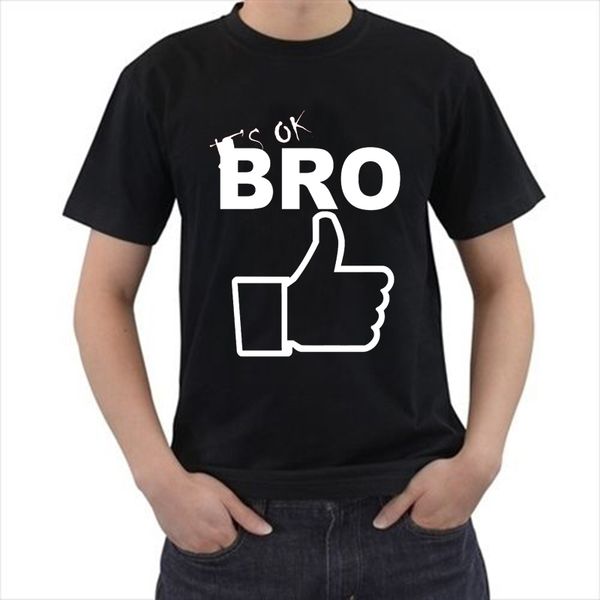 new fashion it's ok bro funny geek nerd printing man t-shirt cotton o neck mens short sleeve mens tshirt male tees wholesale, White;black
new fashion it's ok bro funny geek nerd printing man t-shirt cotton o neck mens short sleeve mens tshirt male tees wholesale, White;black