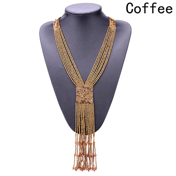 fashion boho long tassel neck decoration new valentines day gifts long fringed wild rbeads hand-knit necklace, Silver
fashion boho long tassel neck decoration new valentines day gifts long fringed wild rbeads hand-knit necklace, Silver
