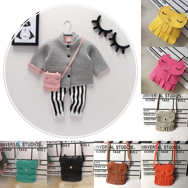 baby girls cat shape tassel purse handbag kids cross-body shoulder bag cat coin purse cat messenger bag, Black
baby girls cat shape tassel purse handbag kids cross-body shoulder bag cat coin purse cat messenger bag, Black
