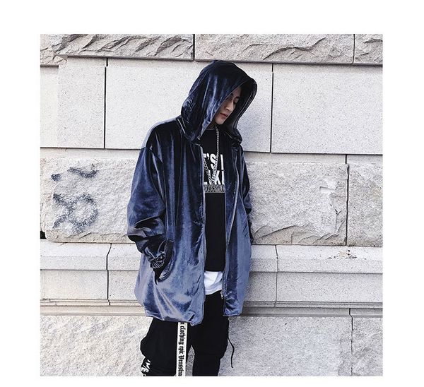 big size m-5xl long coat men thick warm gold velvet hip hop mens autumn coats and jackets, Black
big size m-5xl long coat men thick warm gold velvet hip hop mens autumn coats and jackets, Black