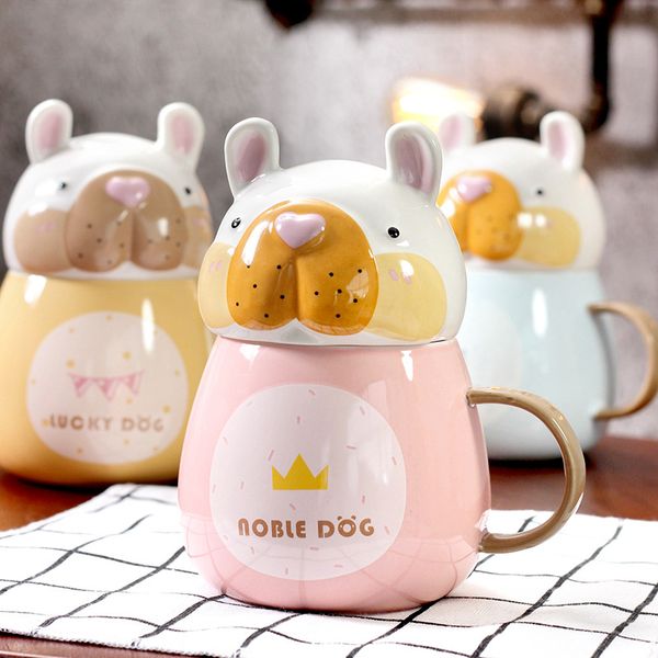 cute dog ceramic mug with cover cartoon creative mug breakfast milk glass bottle new wholesale
cute dog ceramic mug with cover cartoon creative mug breakfast milk glass bottle new wholesale