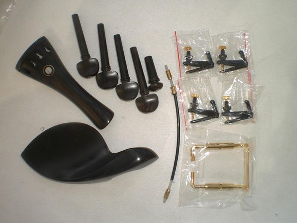 1 set ebony fiddle fitting natural color with string adjusters chin rest clamp nylon gut 1/4 1/2 3/4 4/4
1 set ebony fiddle fitting natural color with string adjusters chin rest clamp nylon gut 1/4 1/2 3/4 4/4