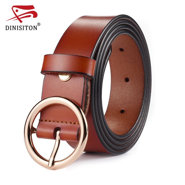 dinisiton new fashion belt for women brand designer ladies genuine leather metal buckle straps girls casual accessories cmnd014 s18101807, Black;brown
dinisiton new fashion belt for women brand designer ladies genuine leather metal buckle straps girls casual accessories cmnd014 s18101807, Black;brown
