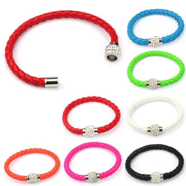 bracelets selling 1pc trendy leather wristband magnetic rhinestone buckle wrap bracelet & bangle gifts dropshipping 50p, Black
bracelets selling 1pc trendy leather wristband magnetic rhinestone buckle wrap bracelet & bangle gifts dropshipping 50p, Black