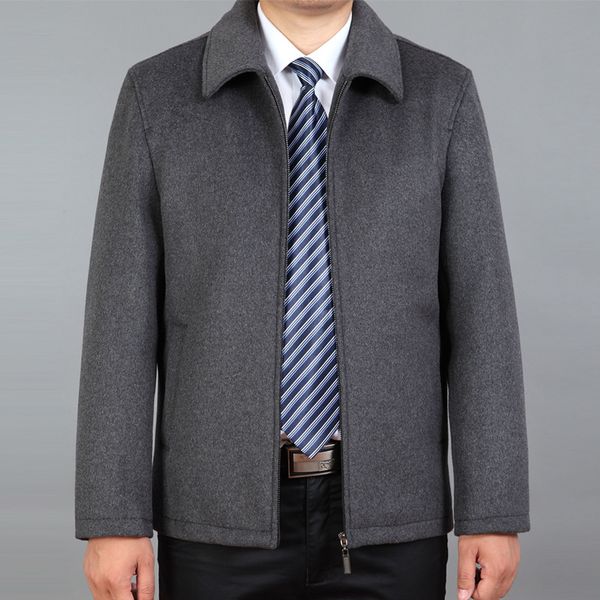 new arrival fashion autumn winter men woolen coat short lapel thick overcoat casual men's plus size m l 2xl 3xl, Black
new arrival fashion autumn winter men woolen coat short lapel thick overcoat casual men's plus size m l 2xl 3xl, Black