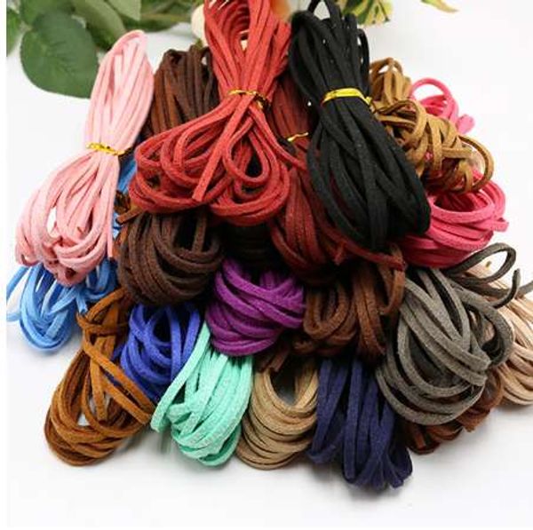 3mm bracelet handmade cords fleece diy accessories rope cord necklace leather cord 4 meters 1107, Silver
3mm bracelet handmade cords fleece diy accessories rope cord necklace leather cord 4 meters 1107, Silver