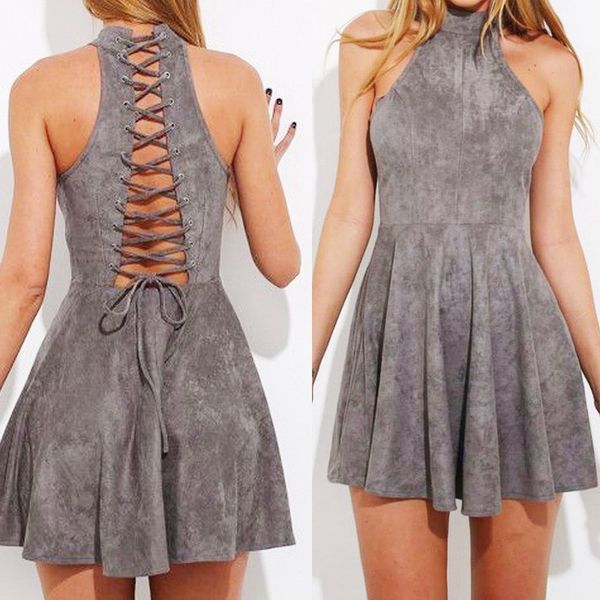 casual dresses women summer sleeveless evening party nightclub dress jumper skirt backless dress womens clothing, Black;gray
casual dresses women summer sleeveless evening party nightclub dress jumper skirt backless dress womens clothing, Black;gray