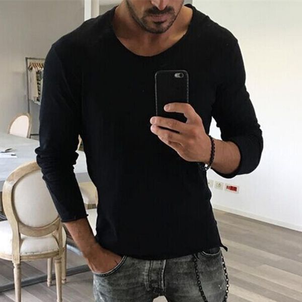 2018 autumn spring fashion men's t shirt crew solid neck long sleeve slim fit basic t-shirt men casual leisure tee -3xl, White;black
2018 autumn spring fashion men's t shirt crew solid neck long sleeve slim fit basic t-shirt men casual leisure tee -3xl, White;black
