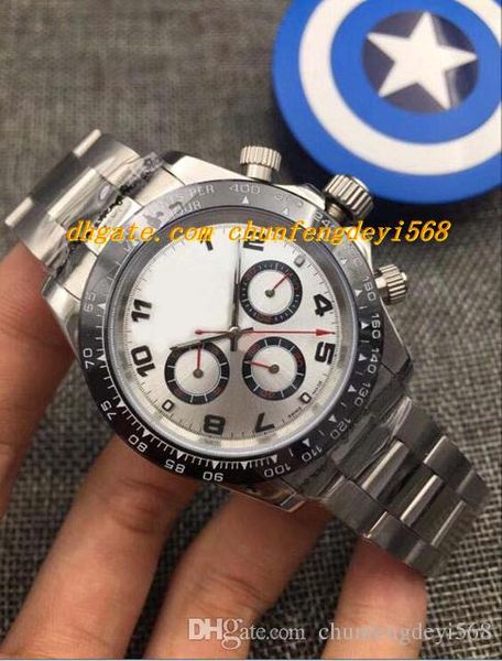 2019 3 style luxury watch platinum ceramic bezel 40mm arabic dial steel bracelet automatic fashion men's watch wristwatch, Slivery;brown
2019 3 style luxury watch platinum ceramic bezel 40mm arabic dial steel bracelet automatic fashion men's watch wristwatch, Slivery;brown