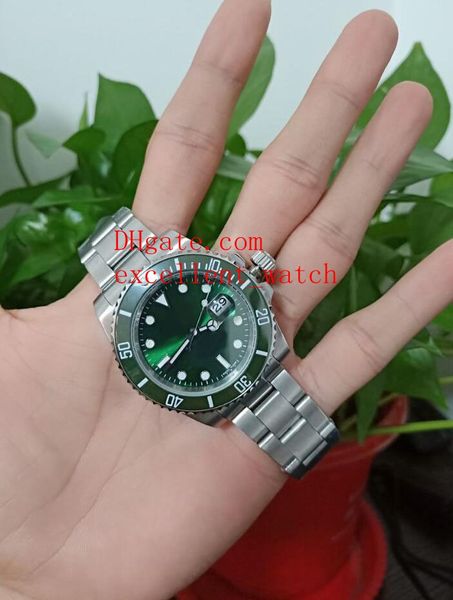 2018 luxury watches 40 mm 116610 116610lv ceramic bezel green dial asia 2813 automatic mechanical stainless steel men's watch wristwatc, Slivery;brown
2018 luxury watches 40 mm 116610 116610lv ceramic bezel green dial asia 2813 automatic mechanical stainless steel men's watch wristwatc, Slivery;brown