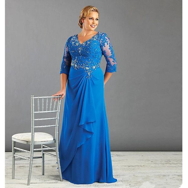 open back royal blue plus size mother of the bride dress fashion v neck lace chiffon appliques crystal beads sheath wedding party gowns, Black;red
open back royal blue plus size mother of the bride dress fashion v neck lace chiffon appliques crystal beads sheath wedding party gowns, Black;red