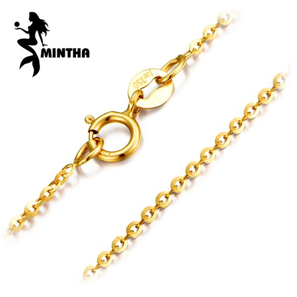 mintha подлинная 18k белый желтый розовое золото цепь стоимость prsale pure 18k золото модные ожерелье для любви лучший подарок для женщин, Silver
mintha подлинная 18k белый желтый розовое золото цепь стоимость prsale pure 18k золото модные ожерелье для любви лучший подарок для женщин, Silver