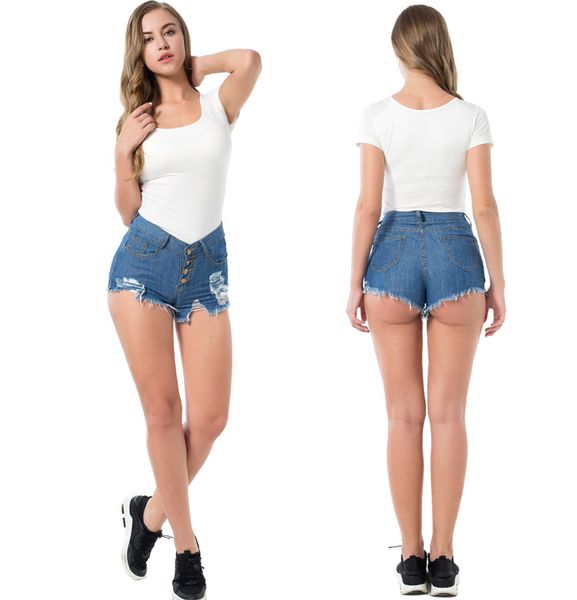 Women Jean Hot Shorts Button Skinny Ripped Hole Shorts Summer Casual Clothing les femmes short en jean
Women Jean Hot Shorts Button Skinny Ripped Hole Shorts Summer Casual Clothing les femmes short en jean
